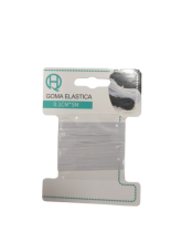 Elastinė gumytė 0.1 cm 5 m baltos sp