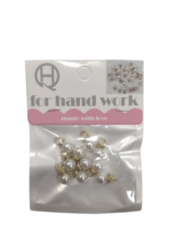 Karoliukai vėrimui perliukai 10mm 10vnt