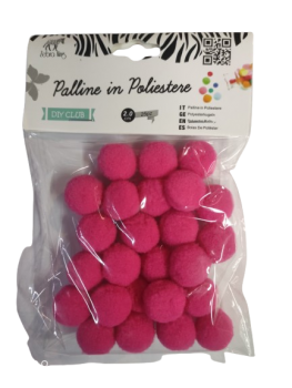 Pomponai ružavos sp. 20mm 25vnt