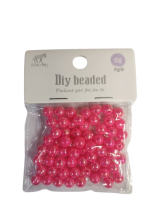 Karoliukai vėrimui ryškiai rožinės sp.8mm.15g