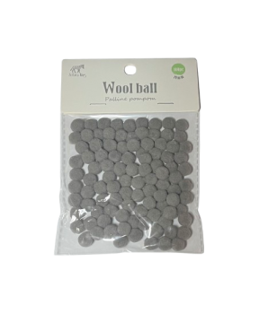 Pomponai žalios sp.1.0 cm 100 vnt