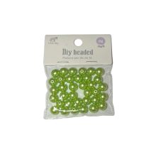 Karoliukai vėrimui žalios sp.10mm.15g