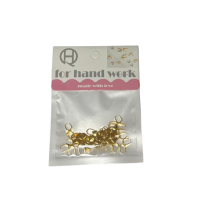 Papuošalų detalių sujungimai ausinės sp.4x8mm 50vnt
