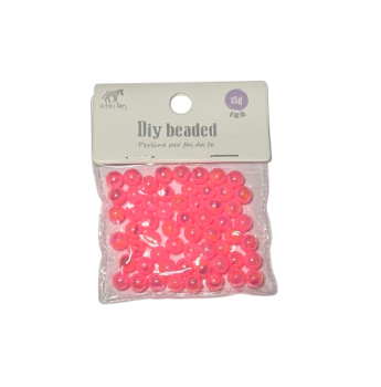 Karoliukai vėrimui rožinės sp.8mm.15g