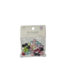 Karoliukai apyrankių vėrimui įv.sp. 10mm 15gr