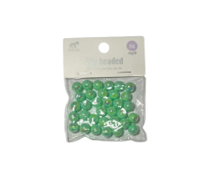 Karoliukai apyrankių žalios sp. 10mm 15gr