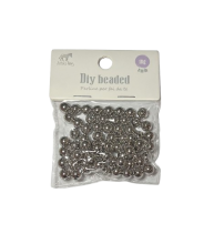 Karoliukai vėrimui sidabrinės sp.8mm.18g