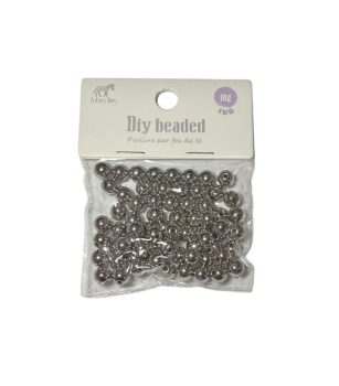 Karoliukai vėrimui sidabrinės sp.8mm.18g