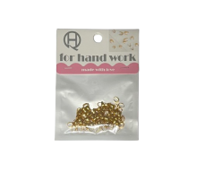 Papuošalų detalių sujungimai auksinės sp. 3x7mm 90vnt