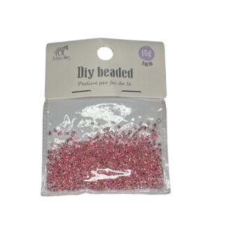 Biseris šv. ružavos sp. 3mm 15gr