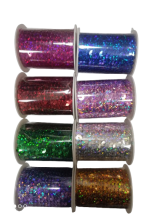 Žvynelių juosta vėrinys ant ritės įv.spalvų