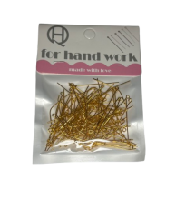 Adatėlės dekoracijoms aukso sp.50mm 80vnt.