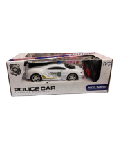 Policijos automobilis su pultu