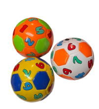 Futbolo kamuolys 15cm SKAIČIAI