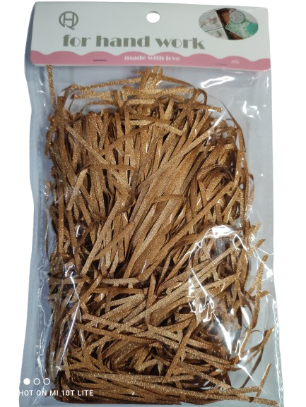 Smulkintos popieriaus drožlės su blizgučiais 20gr įv. spalvų