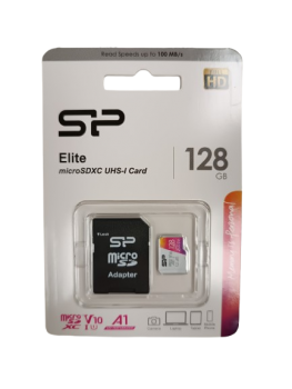 Atminties kortelė SP 128GB Micro SDHC su adapteriu