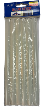 Karštų Klijų Strypai 11 mm, Bespalviai, 6 vnt.