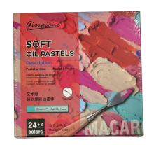Aliejinė pastelė 24+2 spalvos