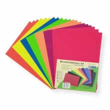 Kartonas A4 20l. 225g PENWORD FLUO MIX