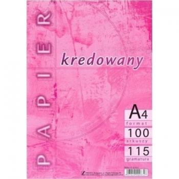 Popierius kreidinis. A4. 100l. 115 g.