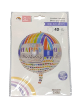 Balionas folijos Hapypy Birthday 55cm