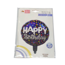 Balionas folijos Hapypy Birthday 40cm