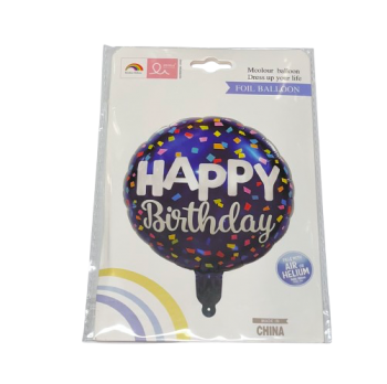 Balionas folijos Hapypy Birthday 40cm