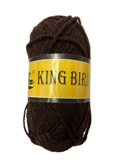 Mezgimo siūlai King Bird įvairių spalvų