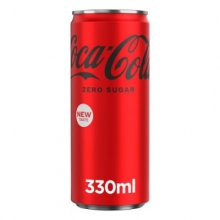 Gėrimas gazuotas  COCA COLA Zero, 0,33 l skardine
