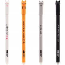 Gelio rašiklis Happy Color Kitty 0.5mm save trinantis, mėlynas