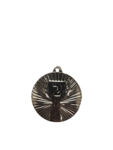 Medalis metalinis 2 sidabrinės sp. 4cm
