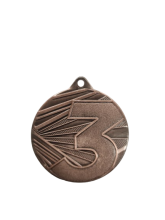 Medalis metalinis 3 bronzinės sp. 5cm
