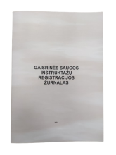 Gaisrinės saugos instruktažų registracijos žurnalas