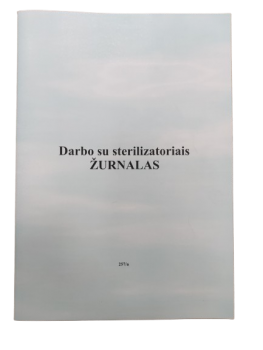Darbo su sterilizatoriais žurnalas