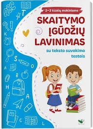 Skaitymo įgūdžių lavinimas su teksto suvokimo testais 2-3 klasių mokiniams