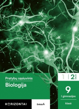 Biologija. Pratybų sąsiuvinis 9klasė 2 dalis. Horizontai