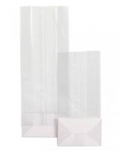 Plastikiniai maišeliai su dugneliu, 55x30x160 mm,10vnt