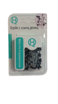 Smeigtukai  juoda galvute 37mm. 120vnt
