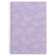 Bloknotas LAVENDER, Axent, A5, langeliais, 80 lapų, 70gsm, su spirale šone