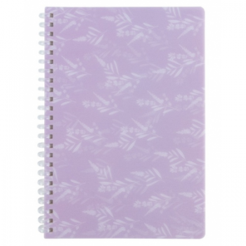 Bloknotas LAVENDER, Axent, A5, langeliais, 80 lapų, 70gsm, su spirale šone