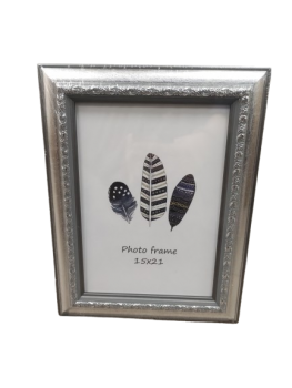 Rėmelis 15x21cm SEUL 1303331 plastikas, sidabrinė su auksu