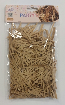 Smulkintos popieriaus drožlės rudos sp.  20g.