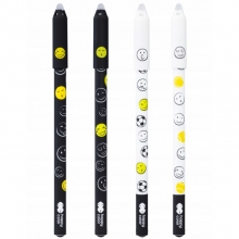 Gelio rašiklis Happy Color FUN 0.5mm save trinantis, mėlynas