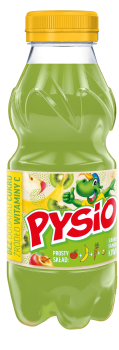 Sulčių gėrimas, įvairių vaisių, PYSIO, 0.3l