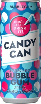 Gazuotas gaivusis gėrimas CANDY CAN Bubble gum 0.33l