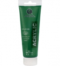Akriliniai dažai Maries. 120 ml., žalios spalvos