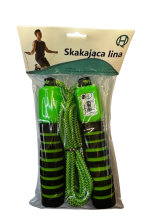 Šokdynė su skaitliuku žalia