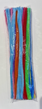 Šenilo vielos strypeliai 30 cm 100vnt įvairių sp.
