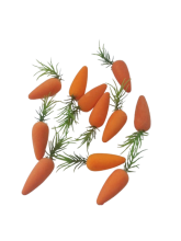 Morkos iš polistirolio oranžinės sp. 7cm 9vnt