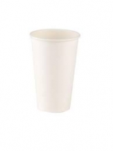 Vienkartiniai puodeliai balti , popierius 335ml.